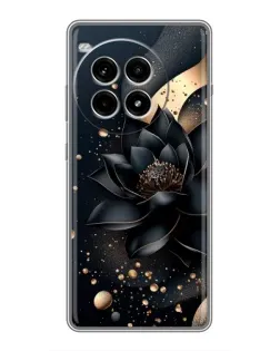 Чохол для OnePlus Ace 3 Pro з картинкою «Чорний лотос» Чохол для OnePlus Ace 3 Pro з картинкою «Чорний лотос»