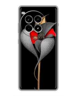 Чохол для OnePlus Ace 3 Pro з картинкою «Срібна фантазійна квітка» Чохол для OnePlus Ace 3 Pro з картинкою «Срібна фантазійна квітка»