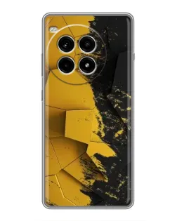 Чехол для OnePlus Ace 3 Pro с картинкой «Золотые осколки геометрии»