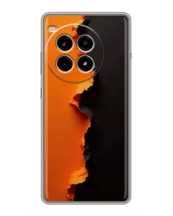Чехол для OnePlus Ace 3 Pro с картинкой «Оранжевый разлом»