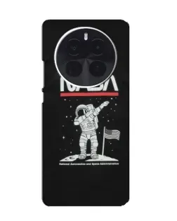 Чехол для OnePlus Ace 5 Pro с картинкой «NASA — шагаем по Луне»