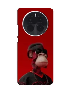 Чохол для OnePlus Ace 5 Pro з картинкою «Bored Ape в червоному»