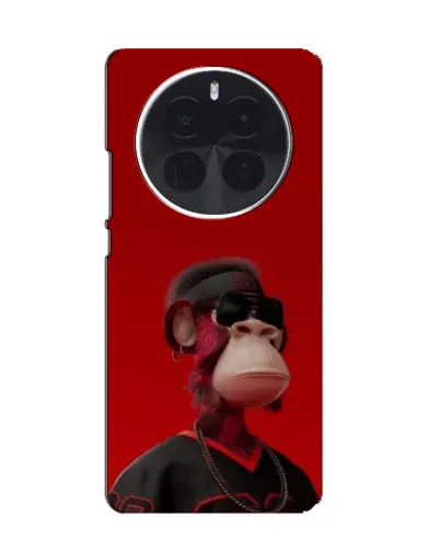 Чохол для OnePlus Ace 5 Pro з картинкою «Bored Ape в червоному»