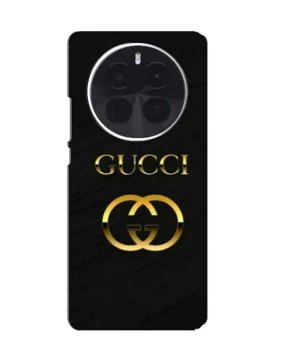 Чехол для OnePlus Ace 5 Pro с картинкой «Золотой логотип Gucci»