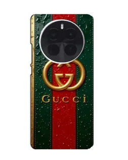 Чехол для OnePlus Ace 5 Pro с картинкой «Gucci — фирменная полоса и золото» Чехол для OnePlus Ace 5 Pro с картинкой «Gucci — фирменная полоса и золото»