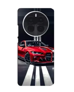 Чохол для OnePlus Ace 5 Pro з картинкою «Червона BMW на дорозі»
