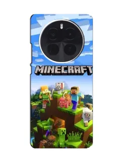 Чехол для OnePlus Ace 5 Pro с картинкой «Minecraft классический мир»