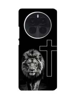 Чохол для OnePlus Ace 5 Pro з картинкою «Лев та Хрест» Чохол для OnePlus Ace 5 Pro з картинкою «Лев та Хрест»