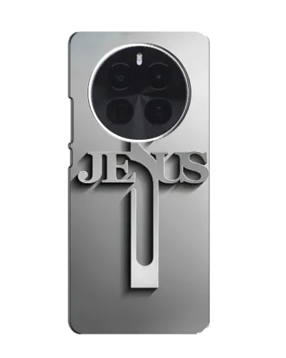 Чохол для OnePlus Ace 5 Pro з картинкою «Металевий хрест Jesus» Чохол для OnePlus Ace 5 Pro з картинкою «Металевий хрест Jesus»