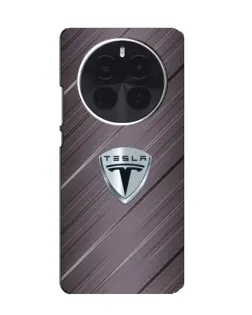 Чехол для OnePlus Ace 5 Pro с картинкой «Металлическая текстура Tesla»