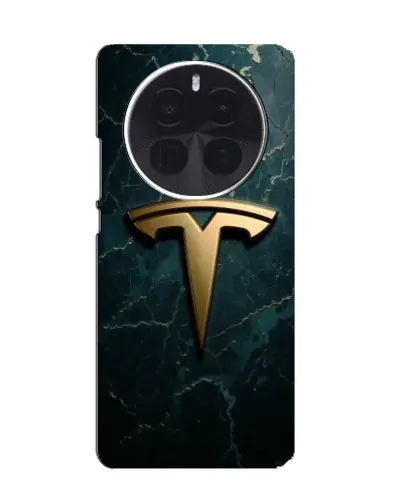 Чехол для OnePlus Ace 5 Pro с картинкой «Мраморная Tesla Gold»