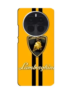 Чохол для OnePlus Ace 5 Pro з картинкою «Lamborghini Stripe жовтий»