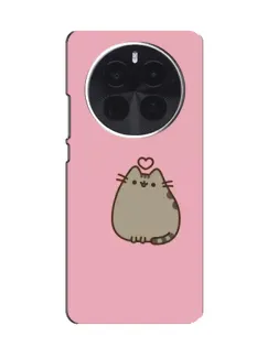 Чохол для OnePlus Ace 5 Pro з картинкою «Pusheen серце»