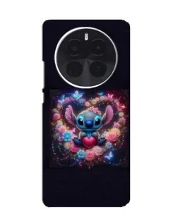 Чохол для OnePlus Ace 5 Pro з картинкою «Stitch у квітах»