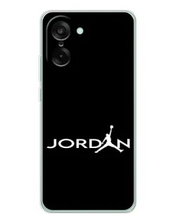 Чехол для OnePlus Ace 5 Racing с картинкой «Jordan White Logo» Чехол для OnePlus Ace 5 Racing с картинкой «Jordan White Logo»