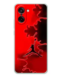Чехол для OnePlus Ace 5 Racing с картинкой «Jordan Red Smoke» Чехол для OnePlus Ace 5 Racing с картинкой «Jordan Red Smoke»