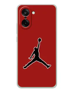 Чехол для OnePlus Ace 5 Racing с картинкой «Jordan Red Back» Чехол для OnePlus Ace 5 Racing с картинкой «Jordan Red Back»
