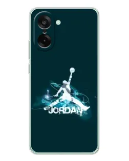 Чехол для OnePlus Ace 5 Racing с картинкой «Jordan Blue Fire» Чехол для OnePlus Ace 5 Racing с картинкой «Jordan Blue Fire»