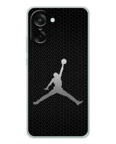 Чехол для OnePlus Ace 5 Racing с картинкой «Jordan Dark Carbon»
