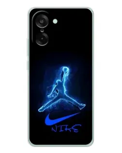 Чехол для OnePlus Ace 5 Racing с картинкой «Jordan Neon Blue» Чехол для OnePlus Ace 5 Racing с картинкой «Jordan Neon Blue»