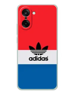 Чехол для OnePlus Ace 5 Racing с картинкой «Ретро блоки Adidas»