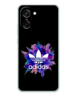 Чехол для OnePlus Ace 5 Racing с картинкой «Взрыв красок Adidas»
