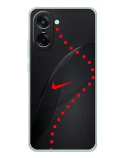 Чехол для OnePlus Ace 5 Racing с картинкой «Абстрактный дизайн Nike»