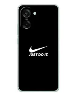 Чехол для OnePlus Ace 5 Racing с картинкой «Минимализм от Nike»