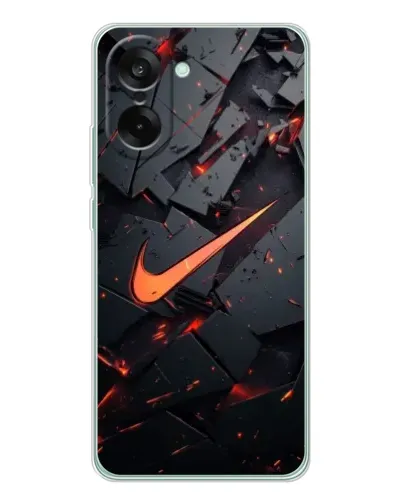 Чехол для OnePlus Ace 5 Racing с картинкой «Nike — эффект разломов» Чехол для OnePlus Ace 5 Racing с картинкой «Nike — эффект разломов»