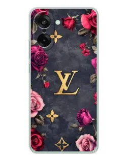 Чохол для OnePlus Ace 5 Racing з картинкою «Квітковий Louis Vuitton»