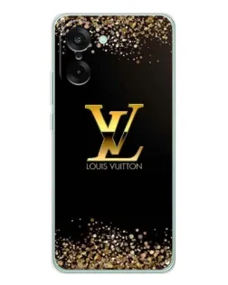 Чехол для OnePlus Ace 5 Racing с картинкой «LV — золотые искры»