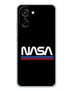 Чохол для OnePlus Ace 5 Racing з картинкою «NASA — класика Red Blue»