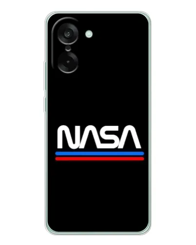 Чехол для OnePlus Ace 5 Racing с картинкой «NASA — классика Red Blue» Чехол для OnePlus Ace 5 Racing с картинкой «NASA — классика Red Blue»