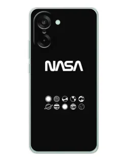 Чехол для OnePlus Ace 5 Racing с картинкой «NASA — технический принт»
