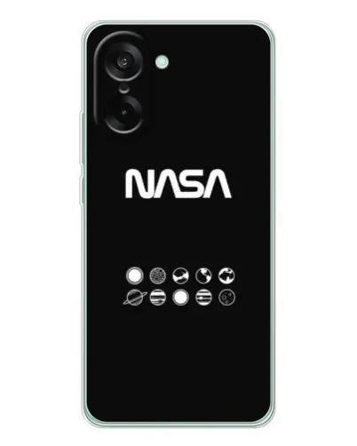 Чехол для OnePlus Ace 5 Racing с картинкой «NASA — технический принт» Чехол для OnePlus Ace 5 Racing с картинкой «NASA — технический принт»