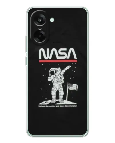 Чехол для OnePlus Ace 5 Racing с картинкой «NASA — шагаем по Луне» Чехол для OnePlus Ace 5 Racing с картинкой «NASA — шагаем по Луне»