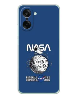 Чехол для OnePlus Ace 5 Racing с картинкой «NASA — лунная миссия»