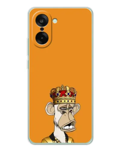 Чехол для OnePlus Ace 5 Racing с картинкой «Золотая обезьяна Bored Ape»