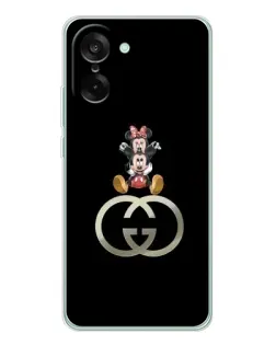 Чохол для OnePlus Ace 5 Racing з картинкою «Мінні Маус на лого» Чохол для OnePlus Ace 5 Racing з картинкою «Мінні Маус на лого»