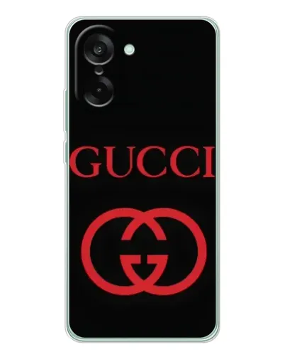 Чехол для OnePlus Ace 5 Racing с картинкой «Gucci — красный логотип»