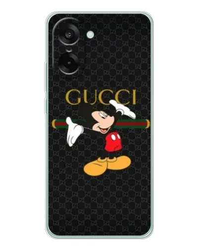 Чехол для OnePlus Ace 5 Racing с картинкой «Микки Маус Gucci»