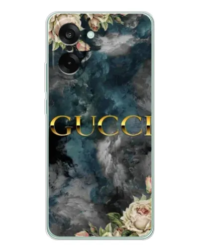 Чехол для OnePlus Ace 5 Racing с картинкой «Абстрактные цветы Gucci»