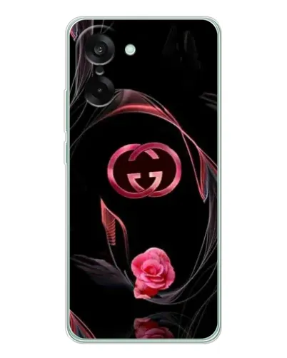 Чехол для OnePlus Ace 5 Racing с картинкой «Gucci — неоновая роза»