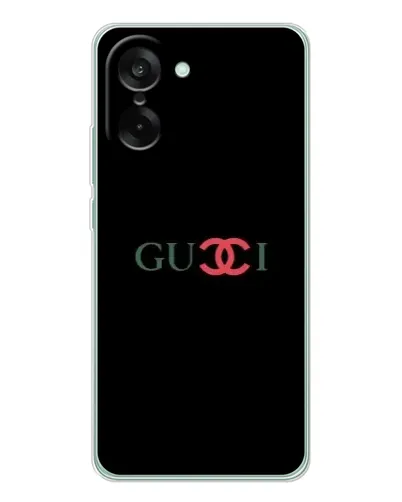 Чехол для OnePlus Ace 5 Racing с картинкой «Gucci — красный градиент»