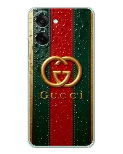 Чохол для OnePlus Ace 5 Racing з картинкою «Gucci — фірмова смуга та золото» Чохол для OnePlus Ace 5 Racing з картинкою «Gucci — фірмова смуга та золото»
