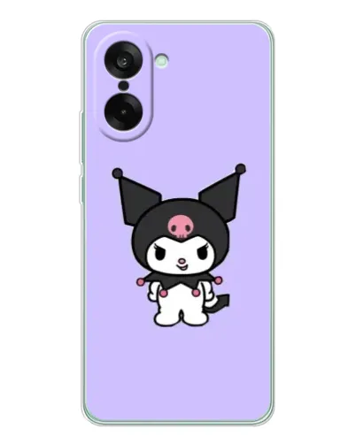 Чехол для OnePlus Ace 5 Racing с картинкой «Kuromi — нежный фиолетовый»