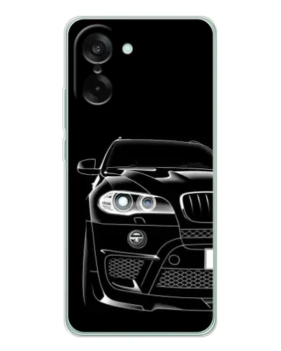 Чехол для OnePlus Ace 5 Racing с картинкой «Темный силуэт BMW» Чехол для OnePlus Ace 5 Racing с картинкой «Темный силуэт BMW»