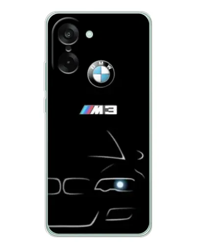 Чехол для OnePlus Ace 5 Racing с картинкой «Минималистичный принт BMW M3» Чехол для OnePlus Ace 5 Racing с картинкой «Минималистичный принт BMW M3»