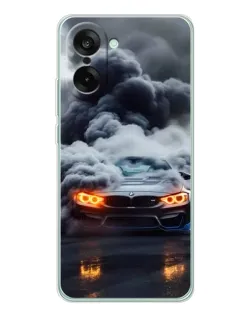 Чехол для OnePlus Ace 5 Racing с картинкой «BMW в дыму» Чехол для OnePlus Ace 5 Racing с картинкой «BMW в дыму»