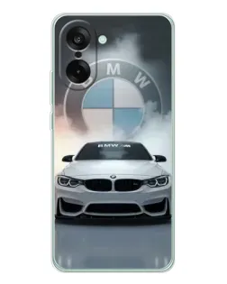 Чехол для OnePlus Ace 5 Racing с картинкой «BMW в белом дыму» Чехол для OnePlus Ace 5 Racing с картинкой «BMW в белом дыму»
